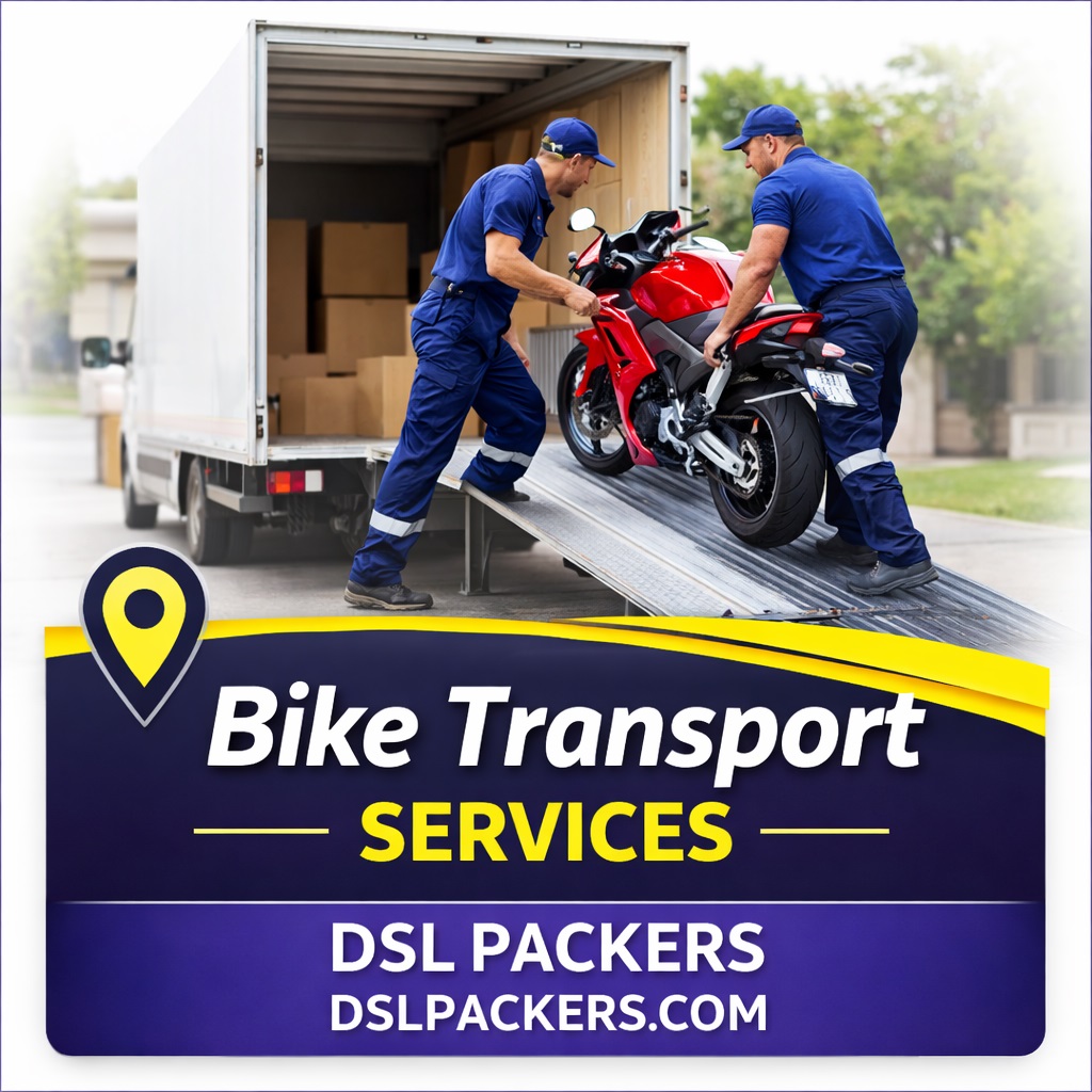 Bike Transport Services in Pune by DSL Packers
